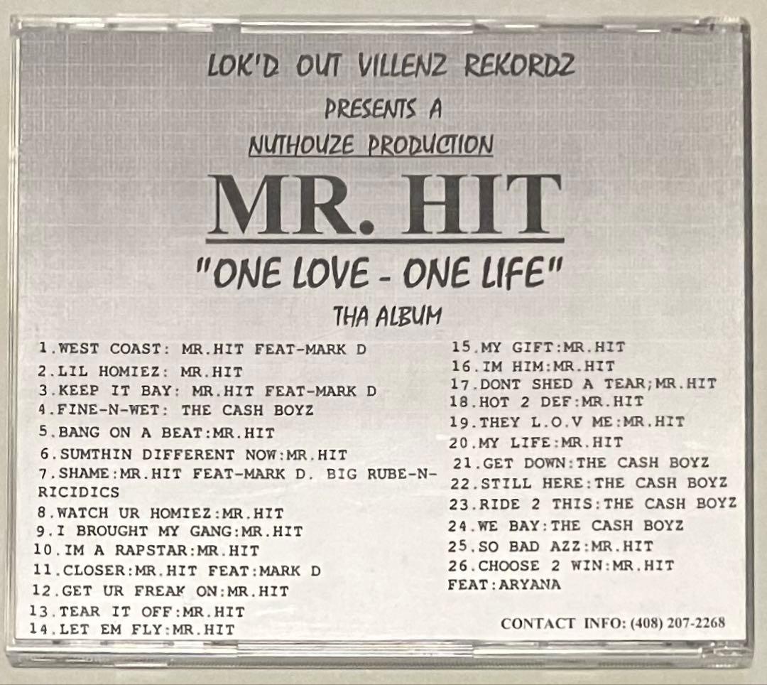 洋楽 G-RAP MR. HIT - ONE LOVE ONE LIFE
