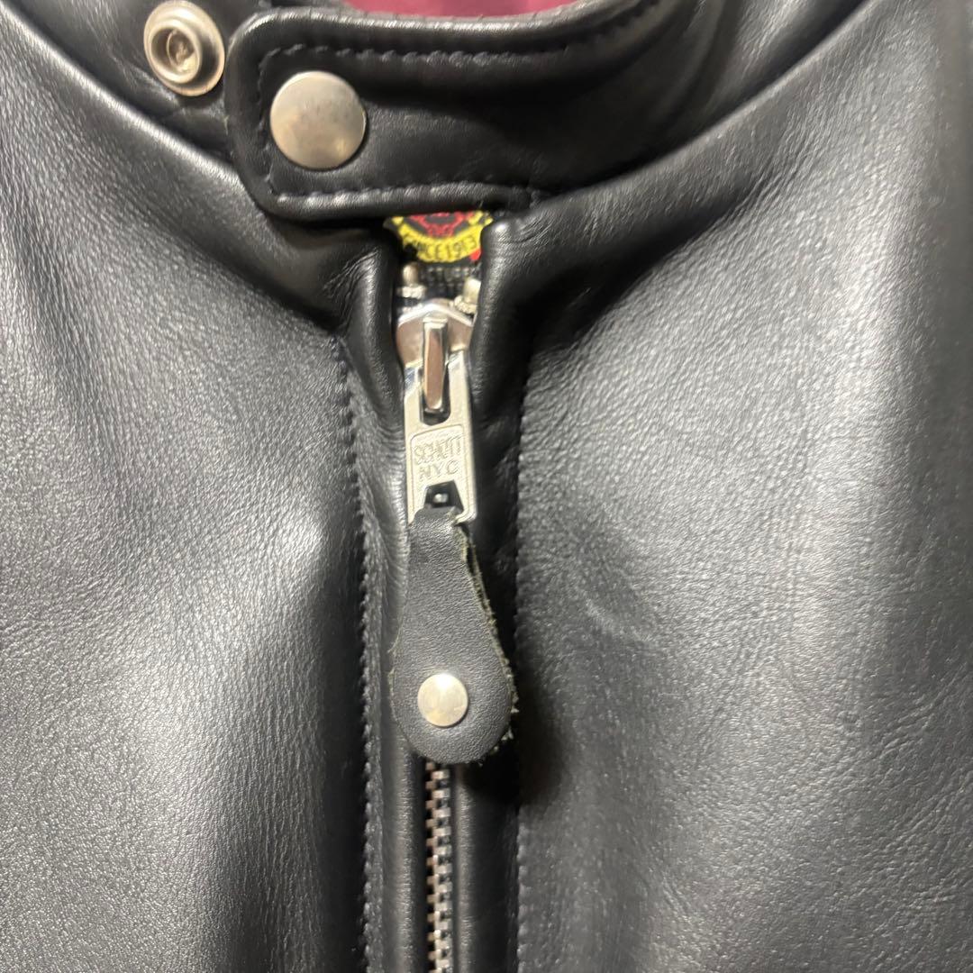 未使用級✨schott 641xx レザージャケット　シングルライダース　42