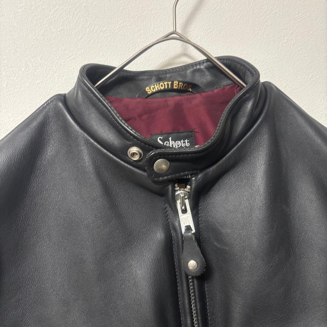 未使用級✨schott 641xx レザージャケット　シングルライダース　42
