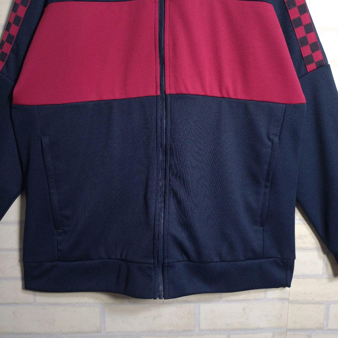 ナイキ★FCB バルサ 刺繍ロゴ ワッペン トラックジャケット 紺 XL