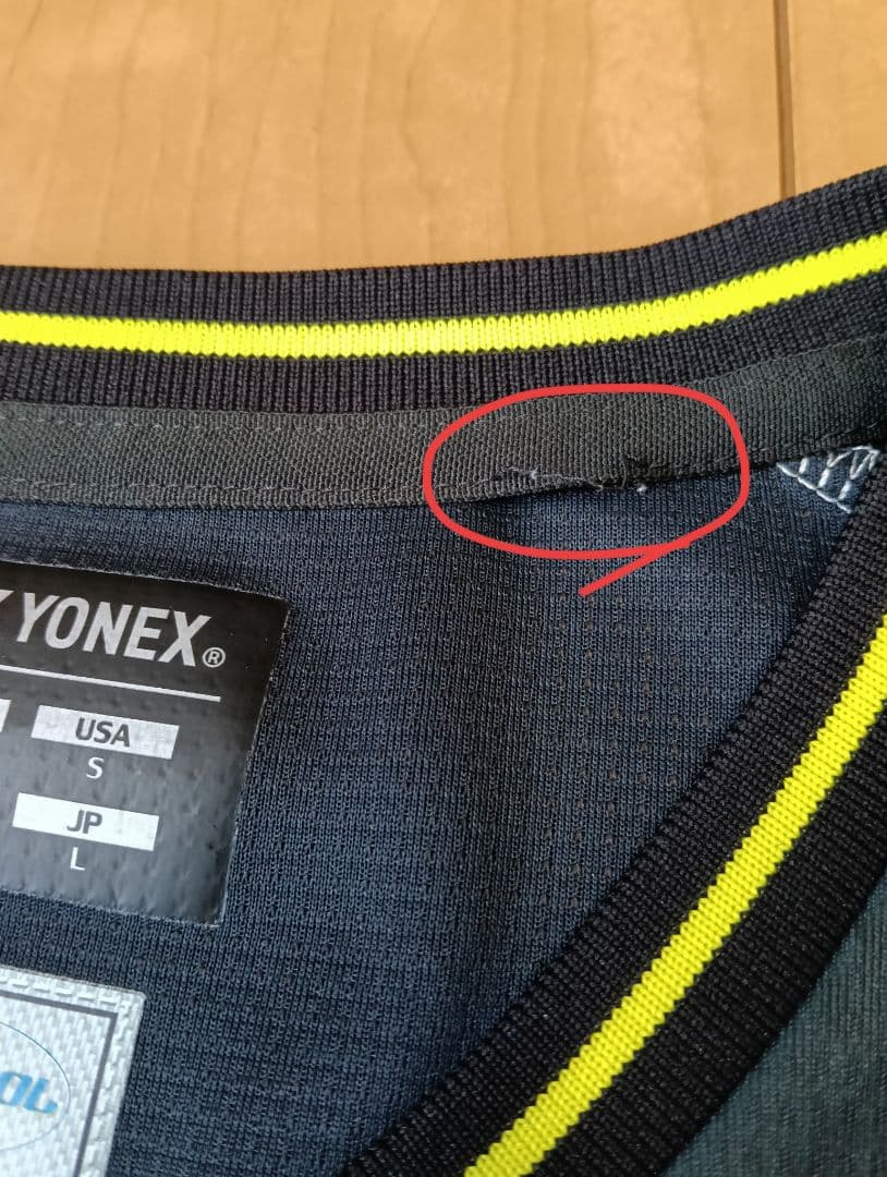 YONEX Ｌサイズ　ゲームシャツ