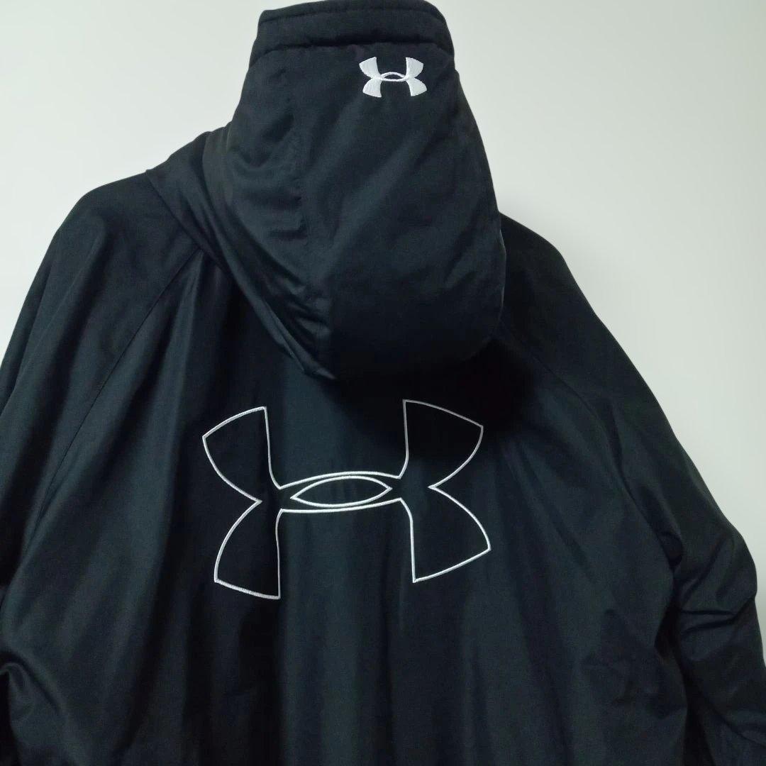 Under Armour アンダーアーマー フーディー ロングコート 黒 XL