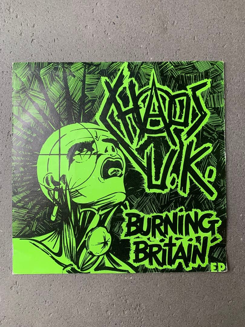 Chaos U.K. ‎– Burning Britain EP
