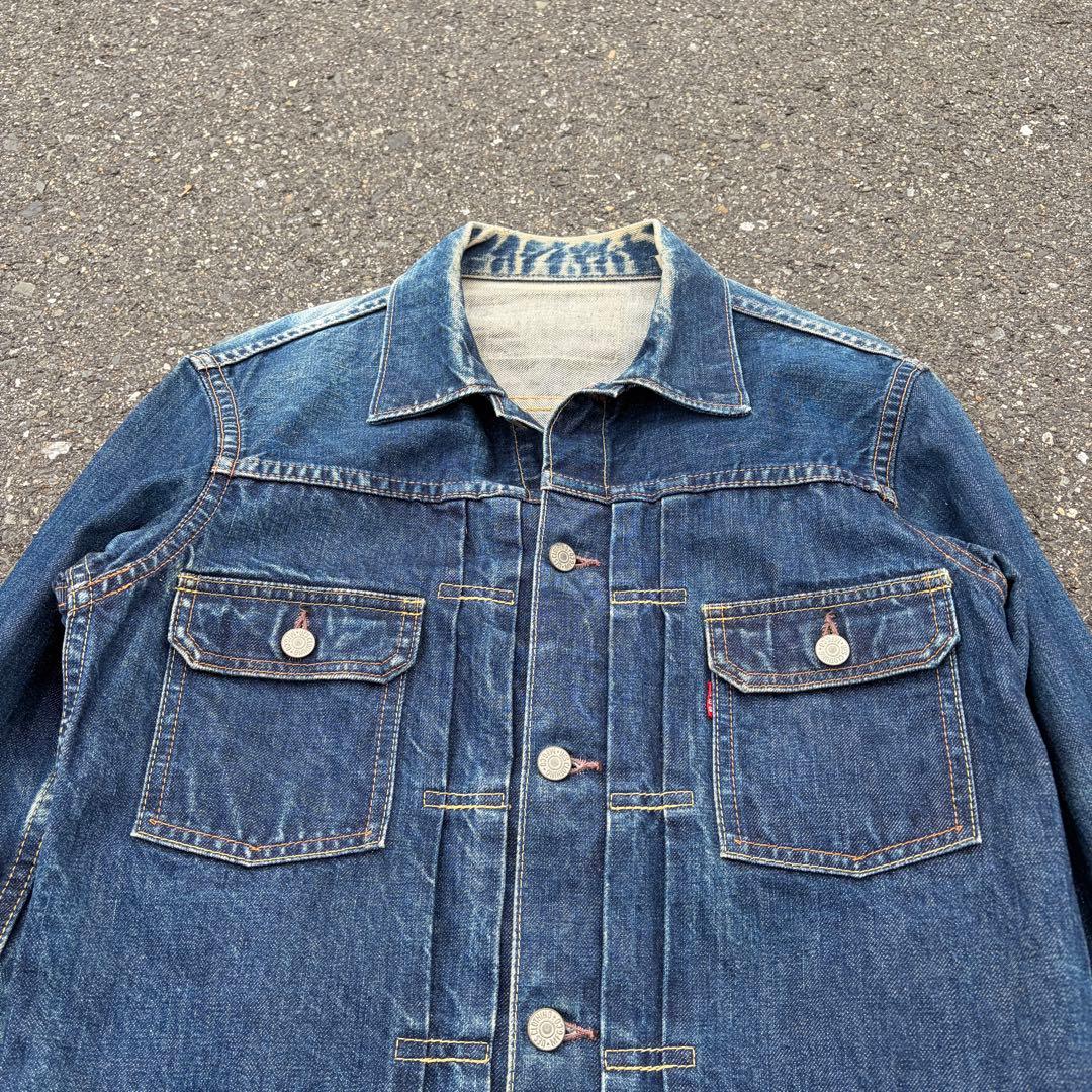 鬼色落ち✨ 2nd 40~42 BigE W902-J デニムジャケット Ues