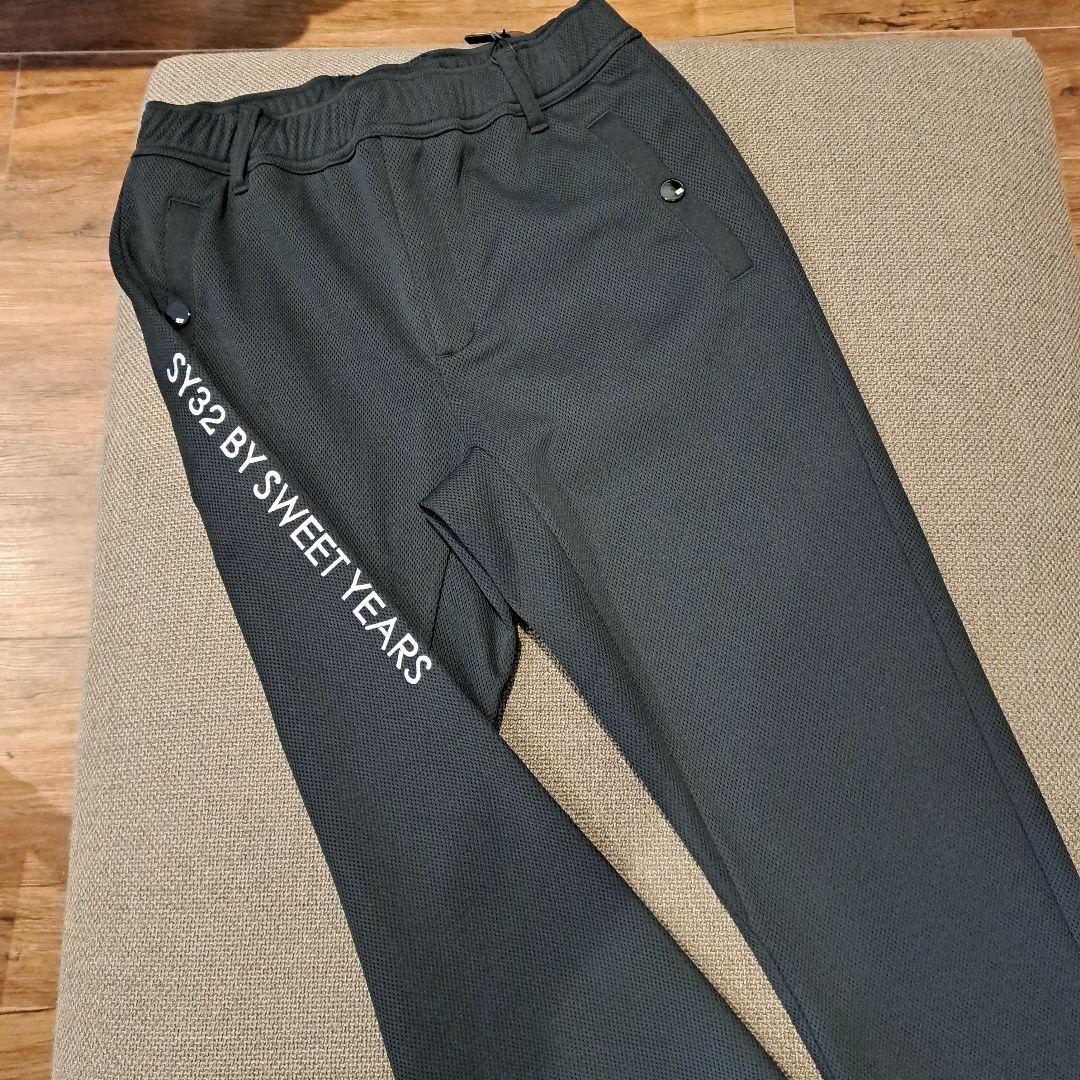限定値下げSY32 GOLF ブラック ハーフジップセットアップsize M