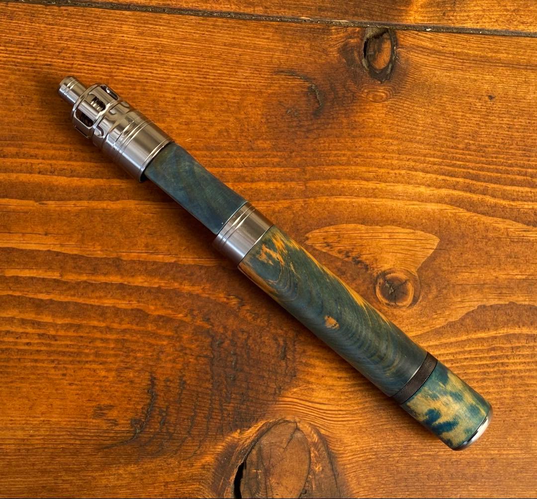トラウトロッド　4ft7inch スピニング　グラスロッド　スタビライズドウッド