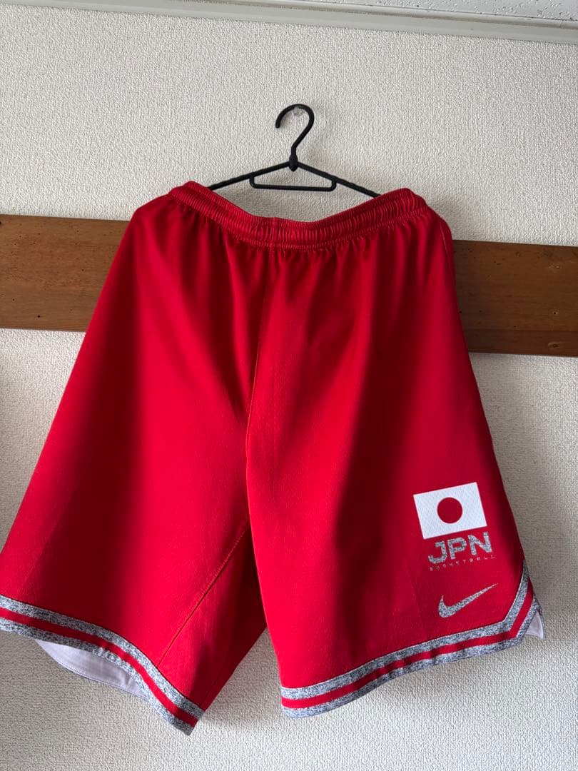 Nike 日本代表 バスケットボールパンツ 赤