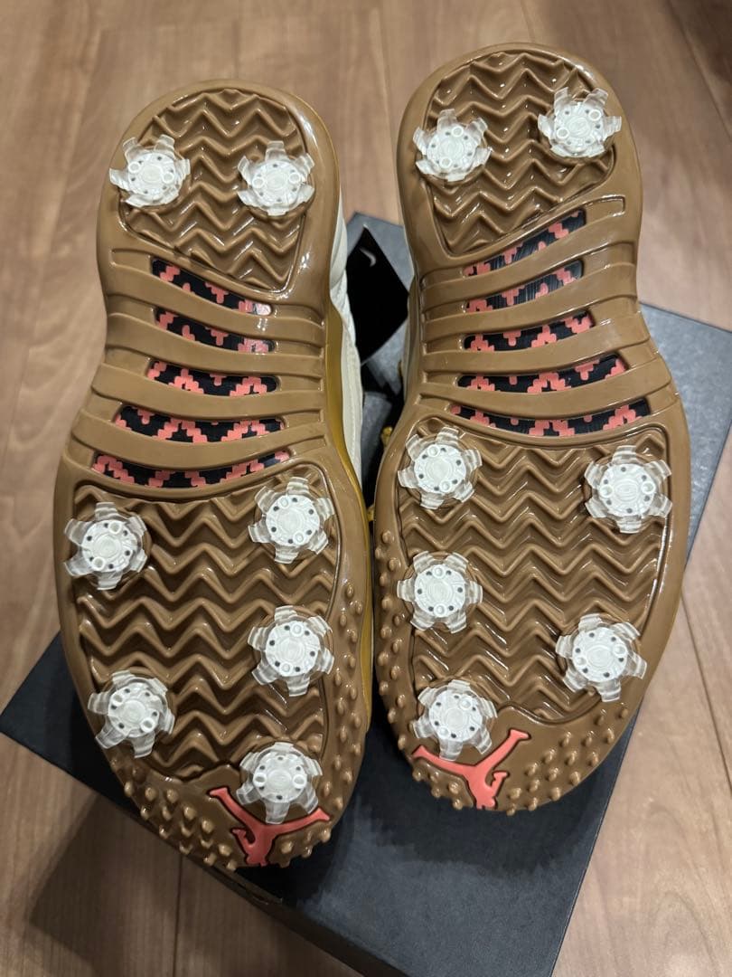 【大魔神さん専用】Jordan 12 Golf シューズ ホワイト/ベージュ