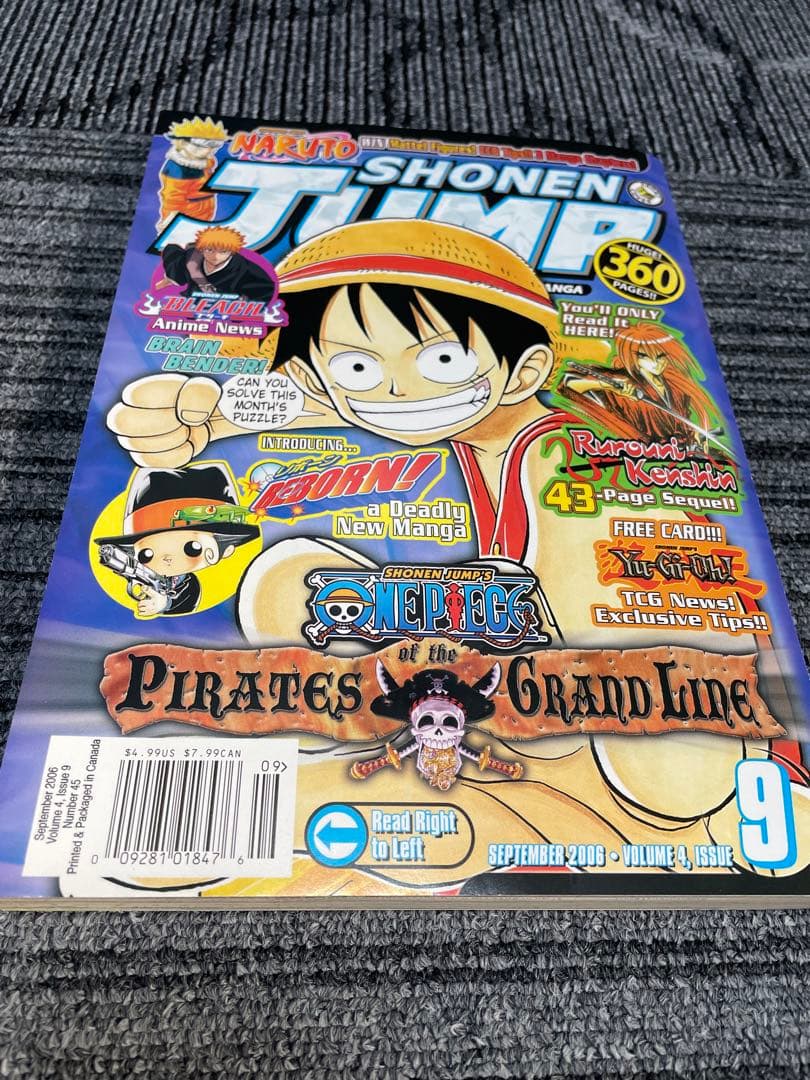 週刊少年ジャンプ　アメリカ版　JUMP 2006年　ワンピース　付録付き　希少