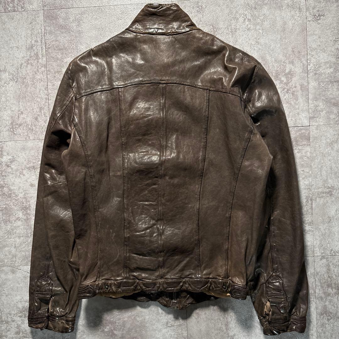 ジャケット・アウター Giorgio Brato leather blouson 46 brown