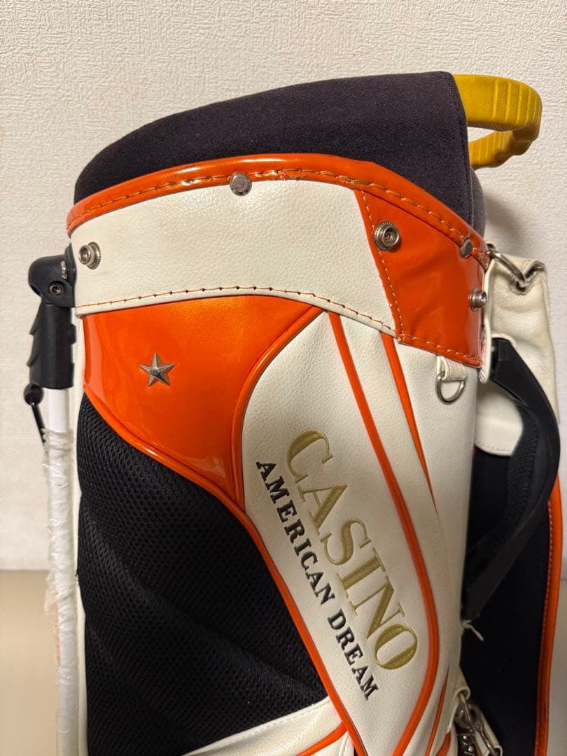 【送料込み】激レア　廃盤品　シェリフ　カッシーノ　キャディバッグ　スタ