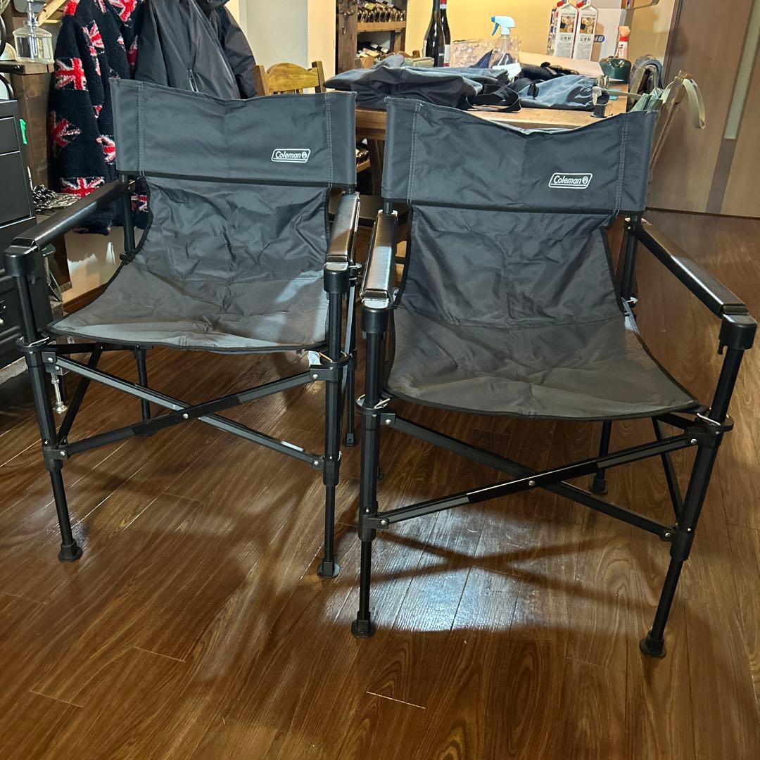 ケンカリColeman 2wayチェア 2脚セット グレー　カスタム