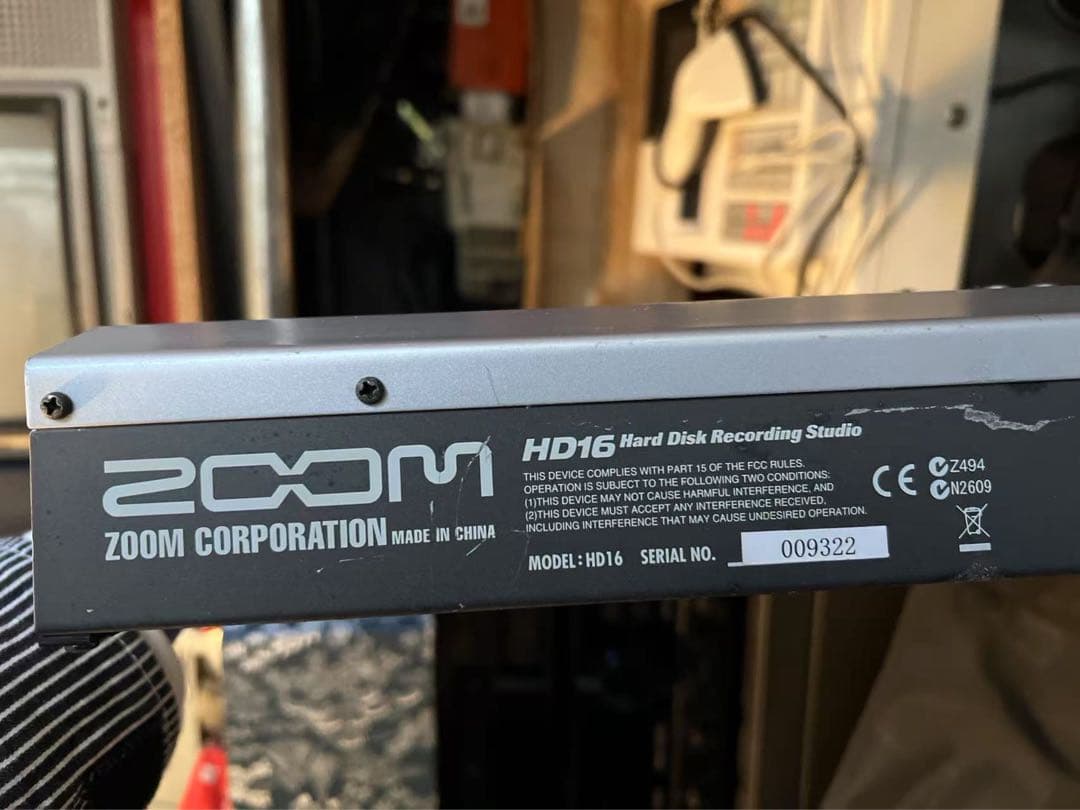ミ*o様 ZOOM ハードディスク　レコーディングスタジオ　HD16