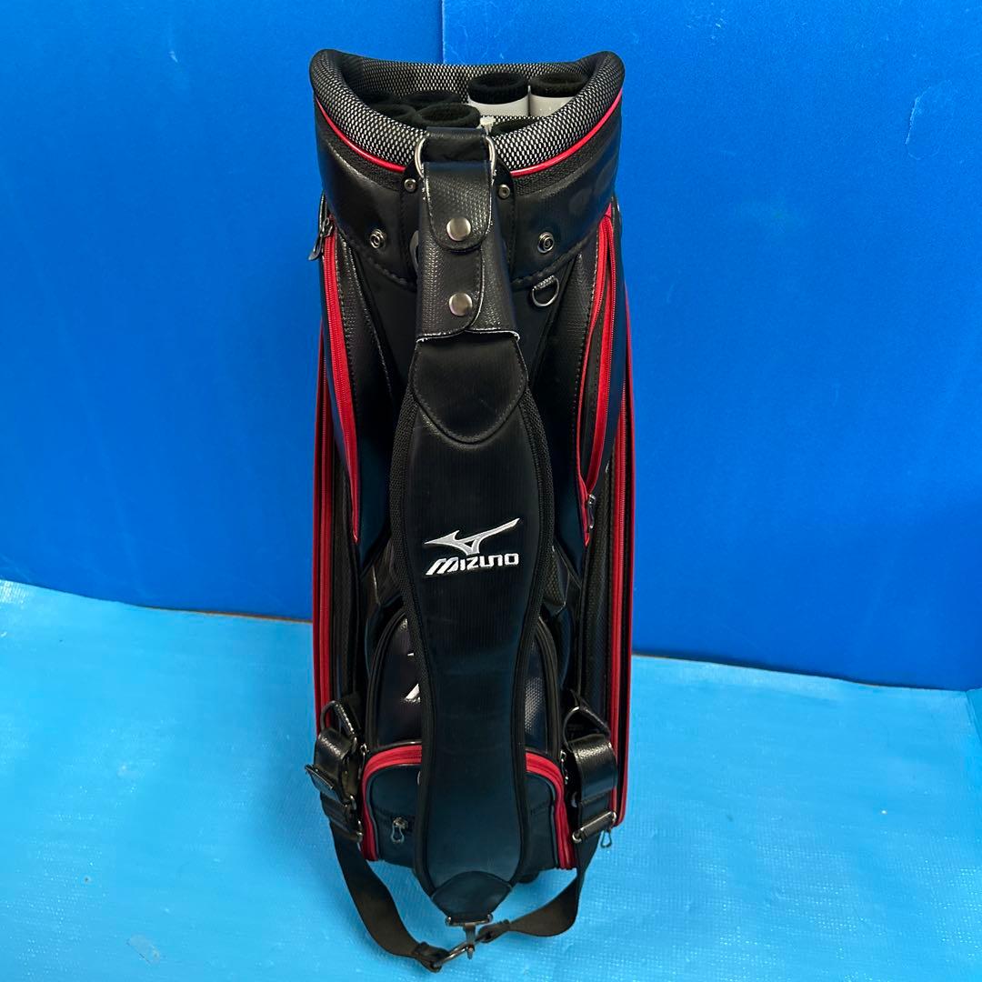 Mizuno ゴルフバッグ 黒/赤3点式ベルト値下げ中！