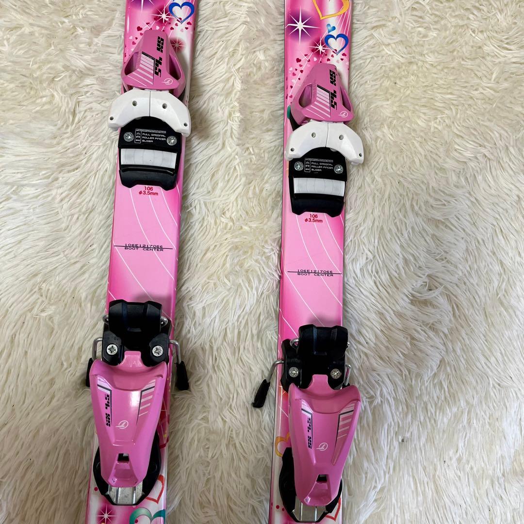 【美品】KAZAMA ジュニア スキー 3点セット Spax J 106 キッズ