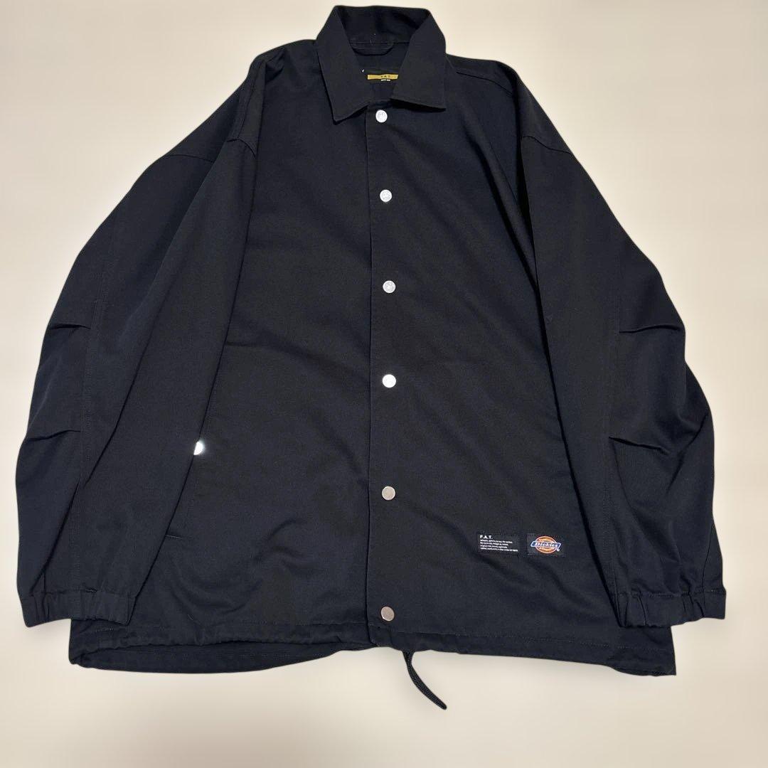 【極美品 】 F.A.T. × Dickies コーチジャケット ブラック/XL