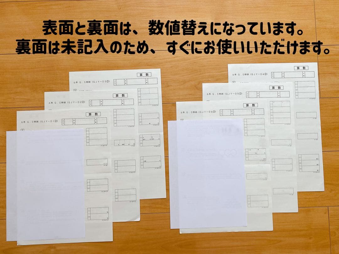 【小6・桜蔭コース】算数2024年度サピックスゴールデンウィークGS特訓