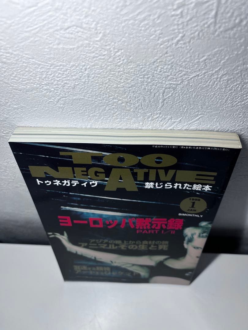 吐夢書房　TOO NEGATIVE トゥネガティブ禁じられた絵本1994年1月号