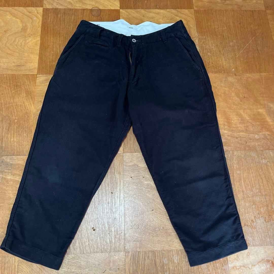 マウンテンリサーチ ペグトップパンツ ブラックＭサイズ