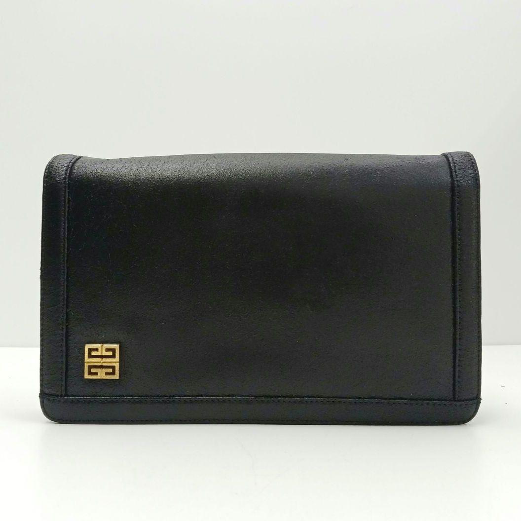 ✨美品✨ジバンシー　ショルダーウォレット　パーティーバック　4Gロゴ　ブラック