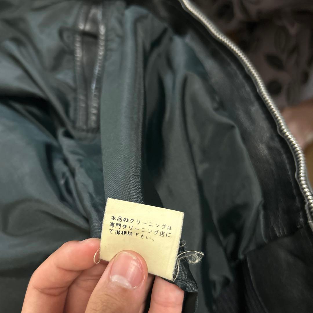 短丈　レザージャケット　牛革　y2k ストリート　BELVET似　80s 90s