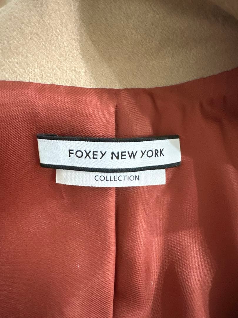 FOXEY カシミヤジレコート　38 アデレード　キャメル