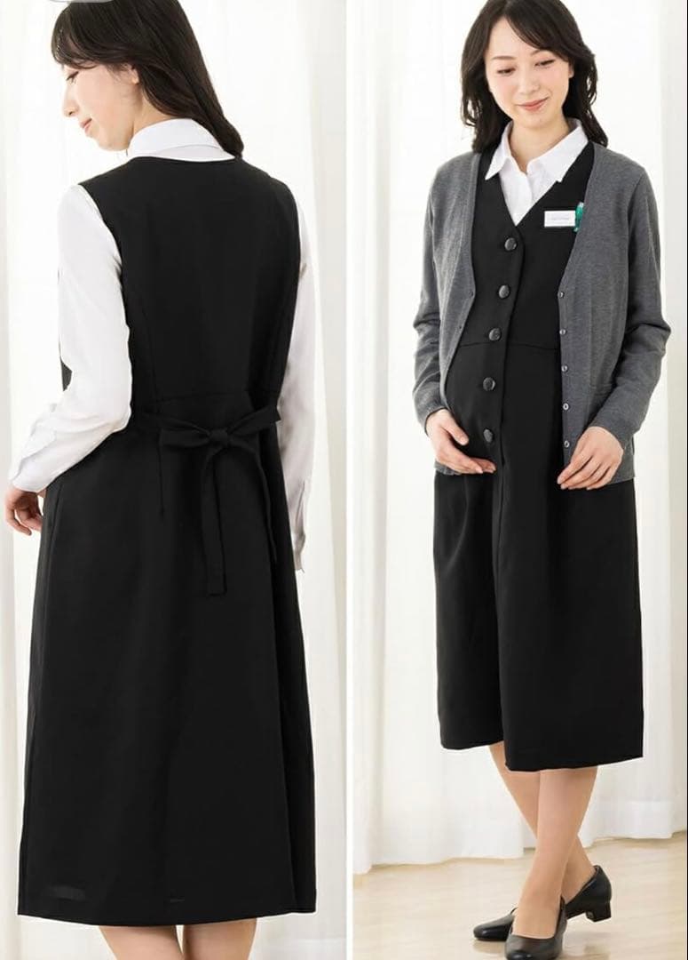 【2枚セット】マタニティウェア　ワンピース　授乳服　妊婦服　オフィス服　授乳口付