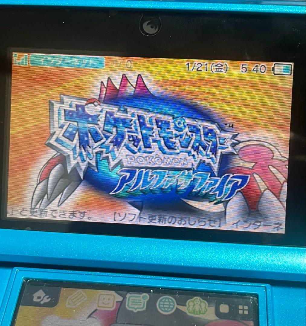 海外版 ポケットモンスター アルファサファイア3DSソフト