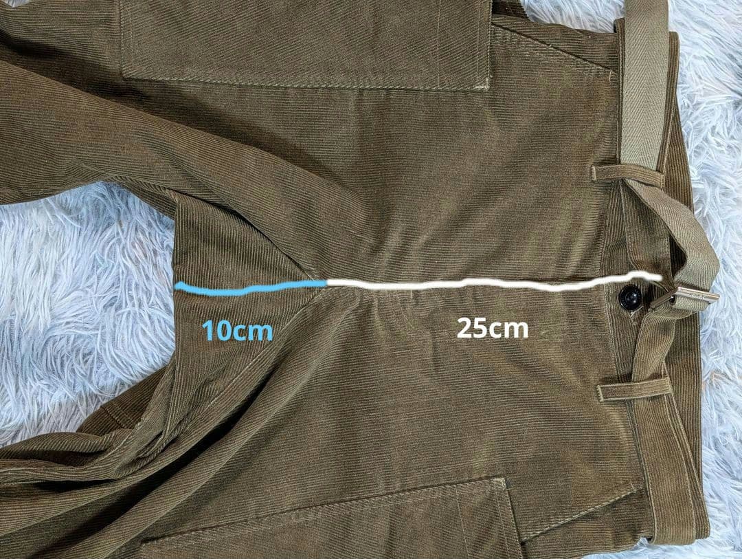 25aw sacai Corduroy Pants コーデュロイパンツ カーキ