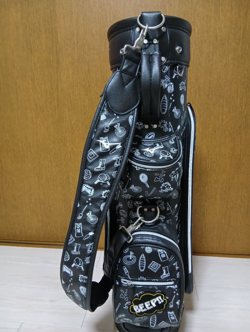 美品ミズノ　エンジョイスポーツデザイン ゴルフバッグ
