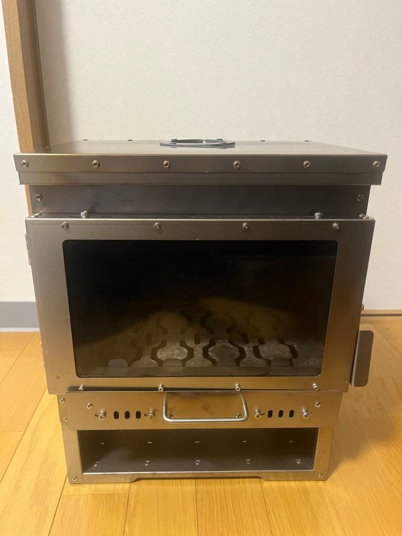 Soomloomチタン製二次燃焼ポータブル暖炉VistaV Titanium
