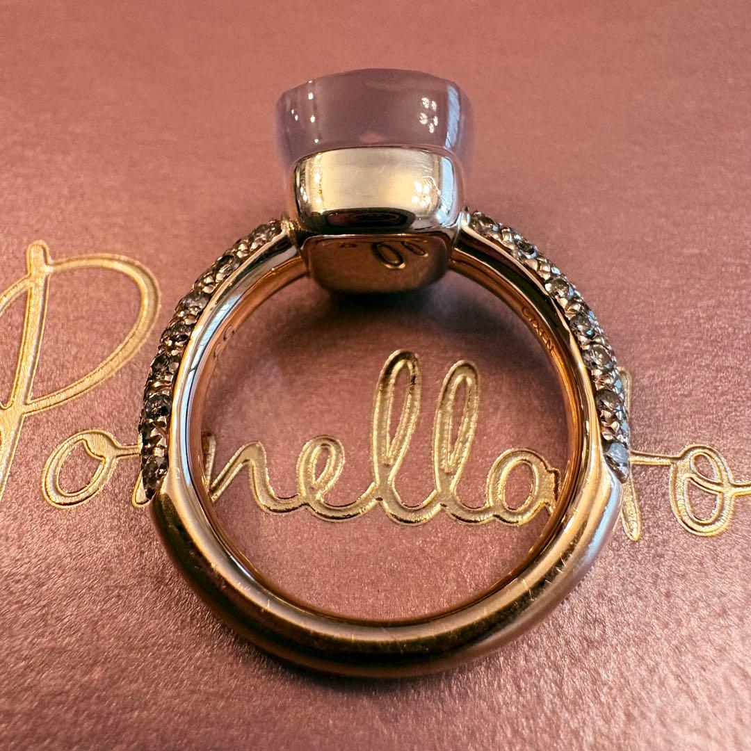 【美品】ポメラート　ヌード　リング　プチ　pomellato　ローズクォーツ