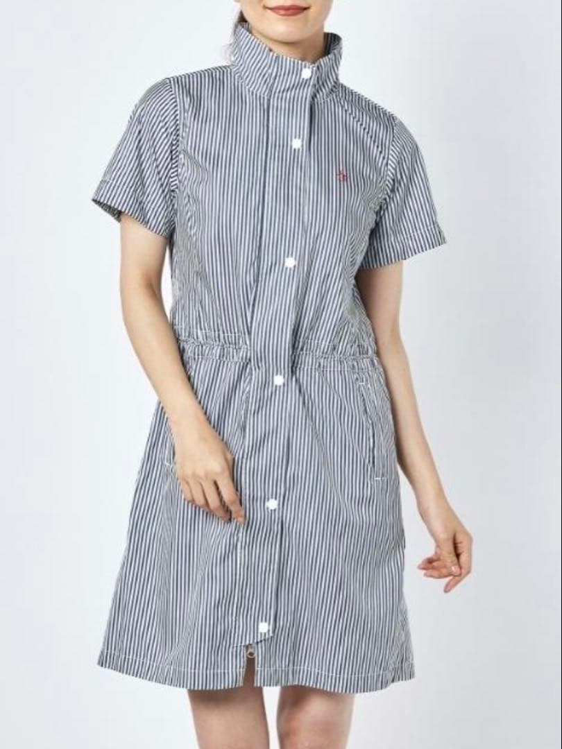 美品マンシングウェアmunsingwearレインワンピース ゴルフスポーツウェア