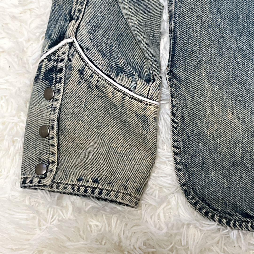 希少　ディーゼル　刺繍デザイン デニムジャケット