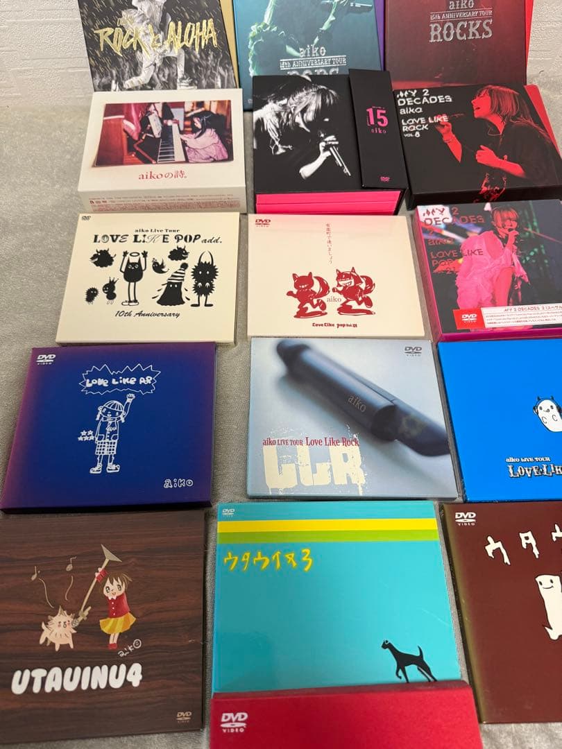 【匿名配送】aiko CD DVD等　グッズのまとめ売り 引退品