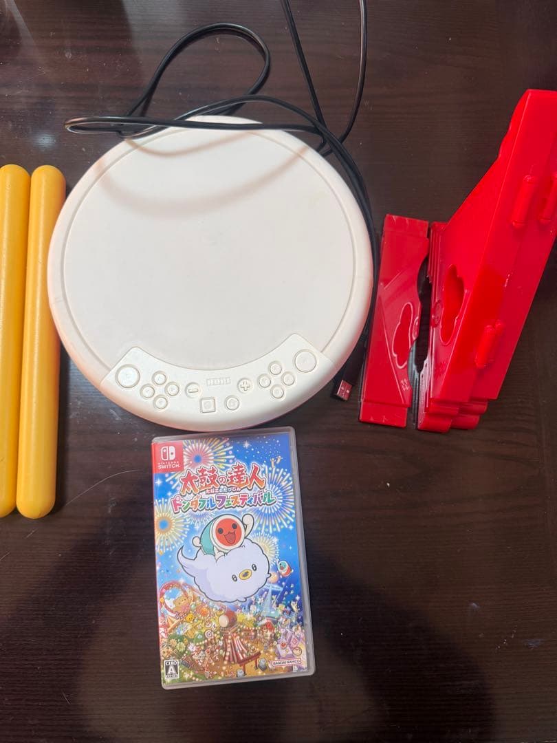 Switchソフト　太鼓の達人　ソフトとバチセット