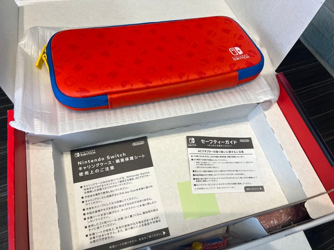 美品❗️限定❗️Nintendo Switch マリオレッド×ブルーセット❗️