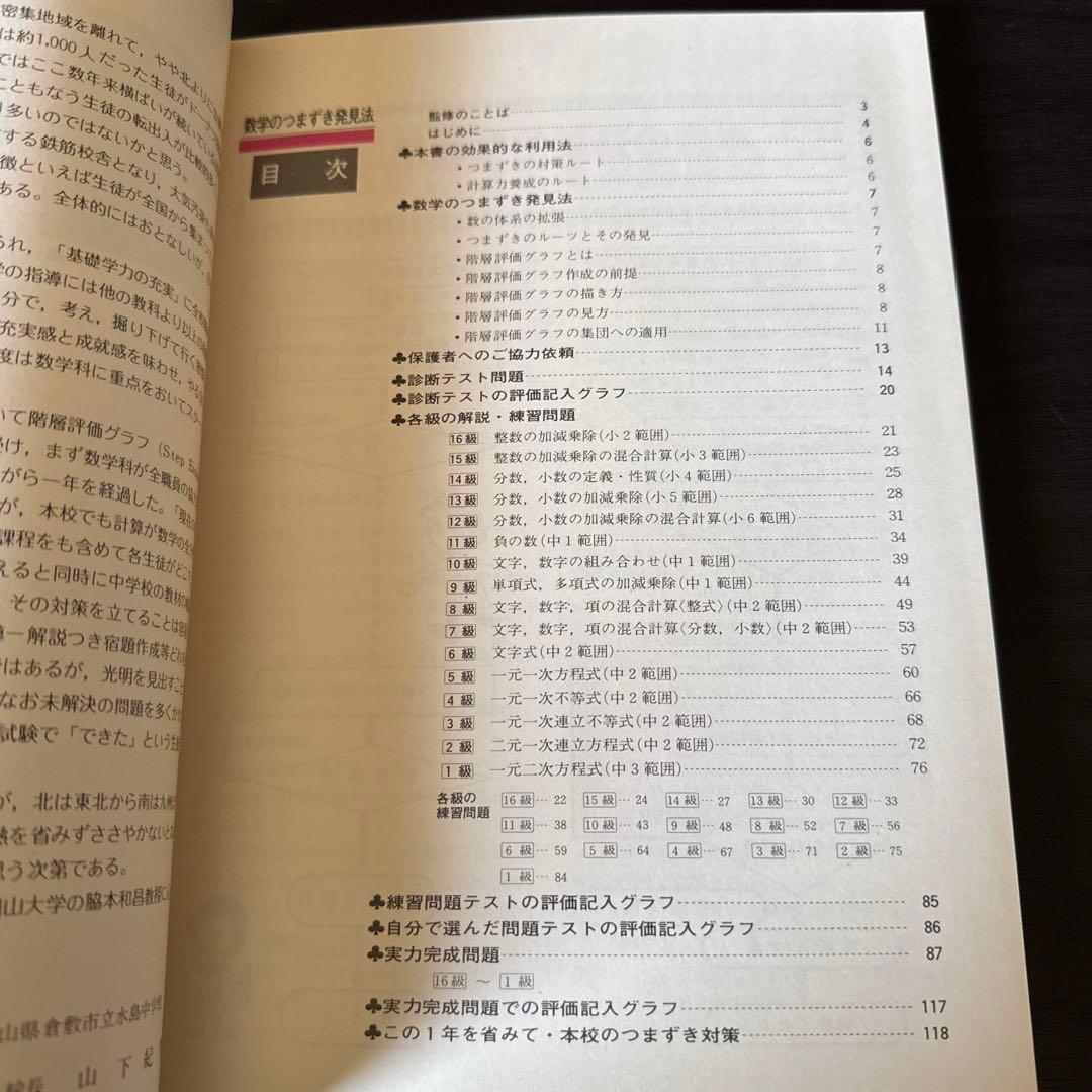 数字のつまずき発見法　3冊まとめ売り