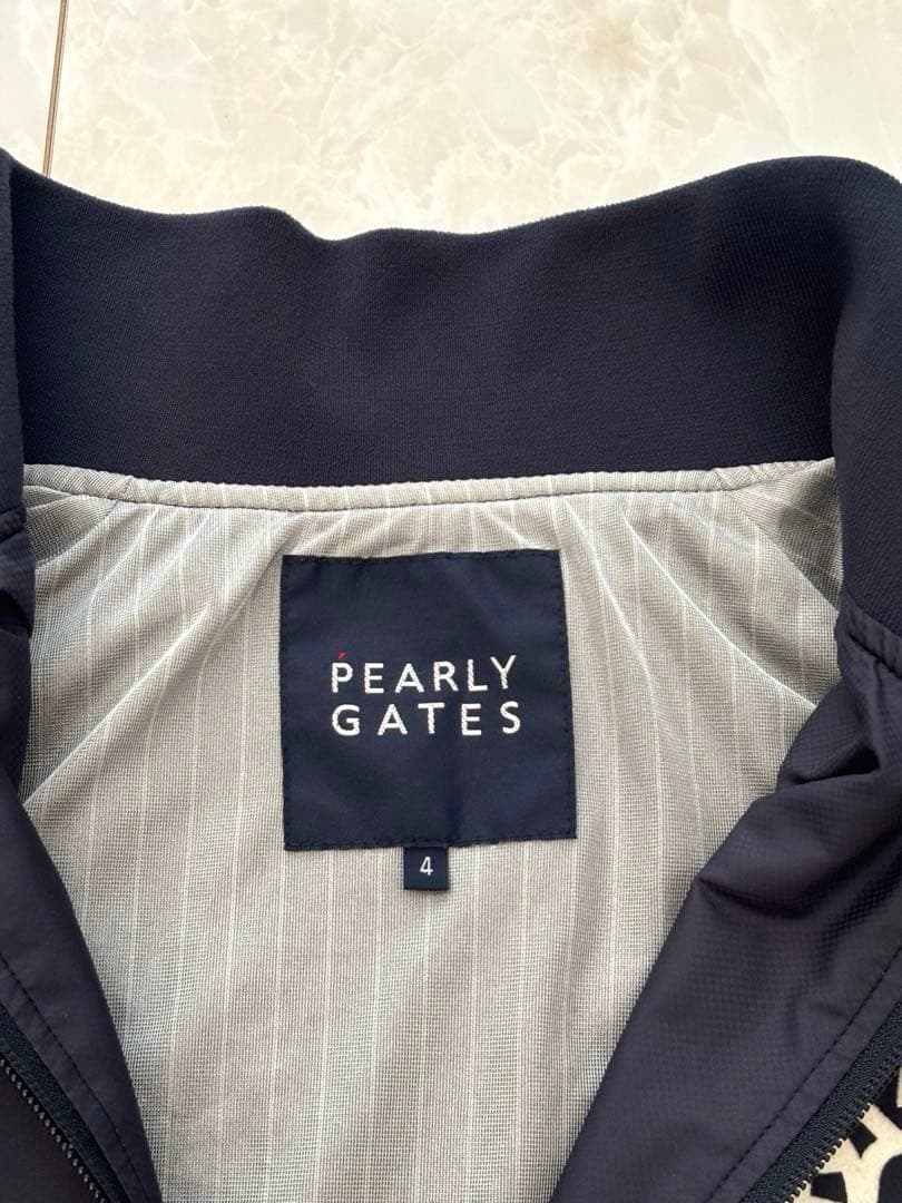 PEARLY GATES ジップアップナイロンジャケット　ブルゾン4 ネイビー