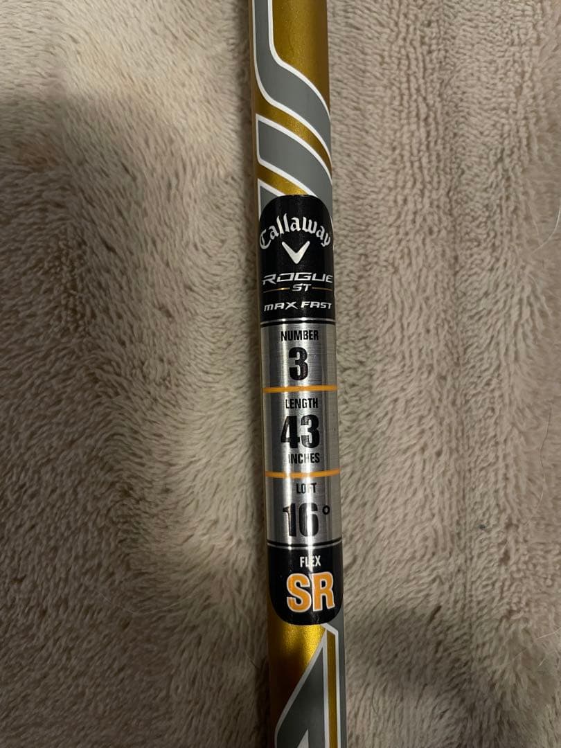 Callaway Rogue ST MAX FAST 3番フェアウェイウッド美品
