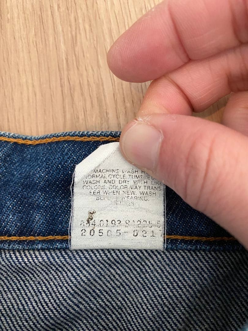USA製 90s Levi's 505 デニムブルー W31 L34
