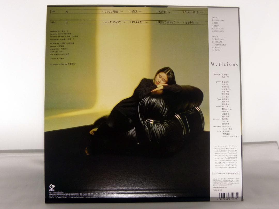 大貫妙子 ミニョン LP