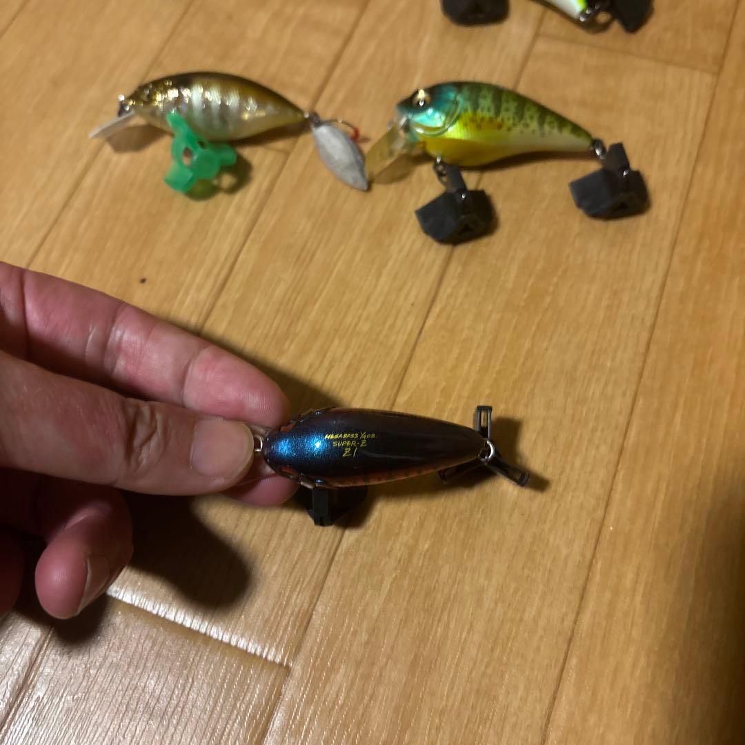希少品有　メガバスクランクベイト 5本セット未使用品