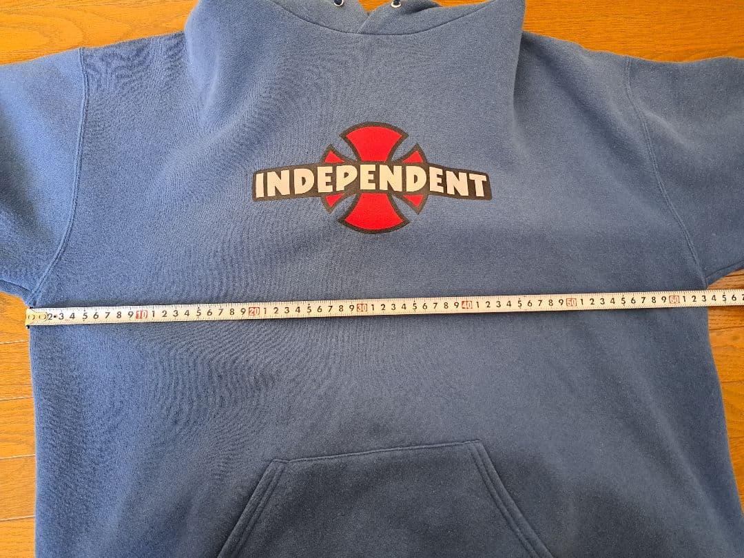 Independent ブルー パーカー XL　オールド