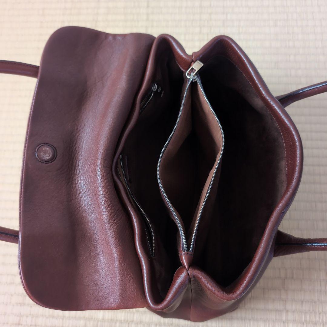HIROFU ペルーシェ　牛革ハンドバッグ