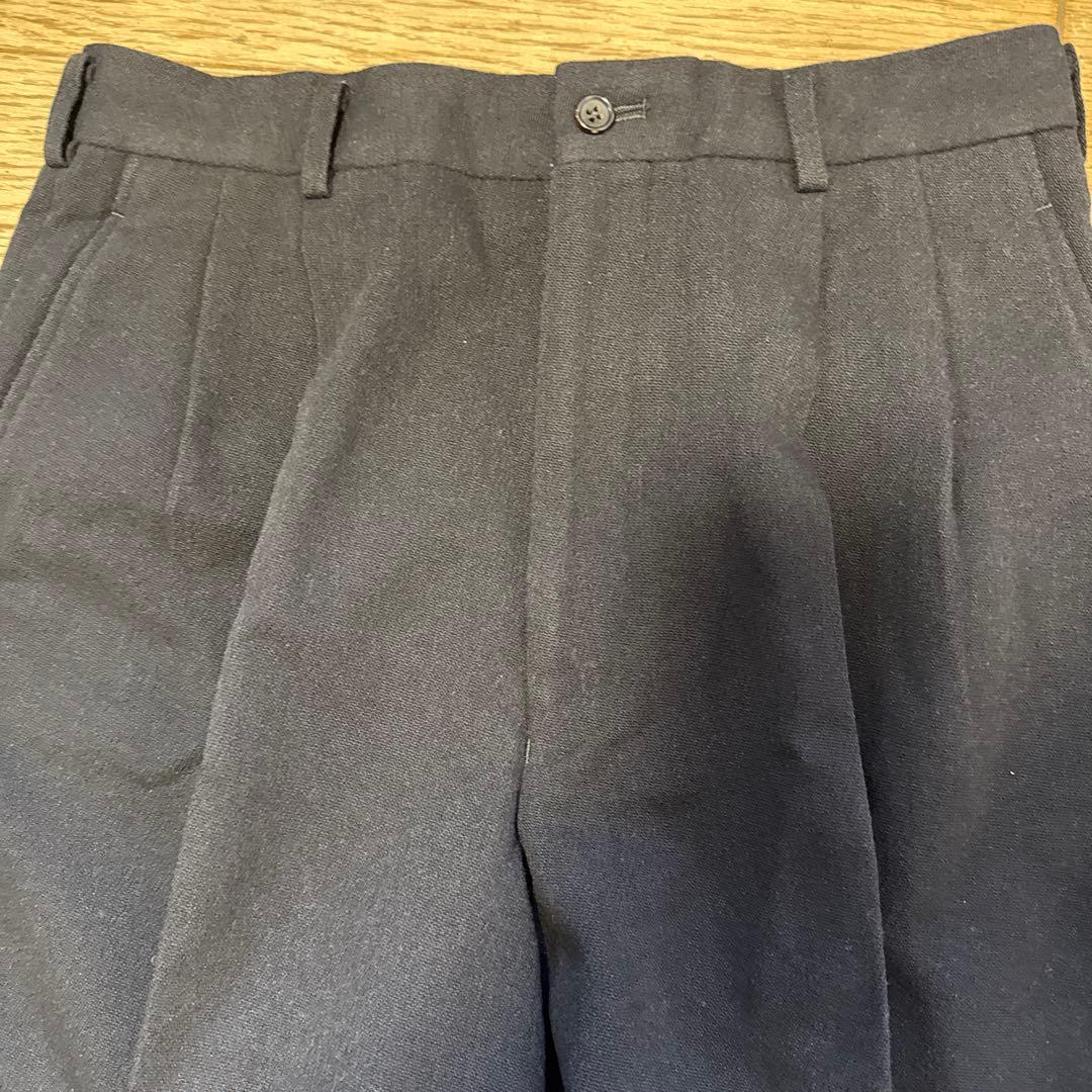 COMME des GARCONS HOMME ツータックパンツ ブラック　M