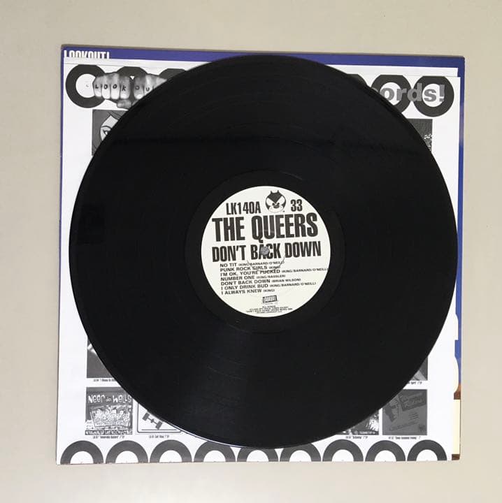 The Queers ‎– Don't Back Down オリジナル盤