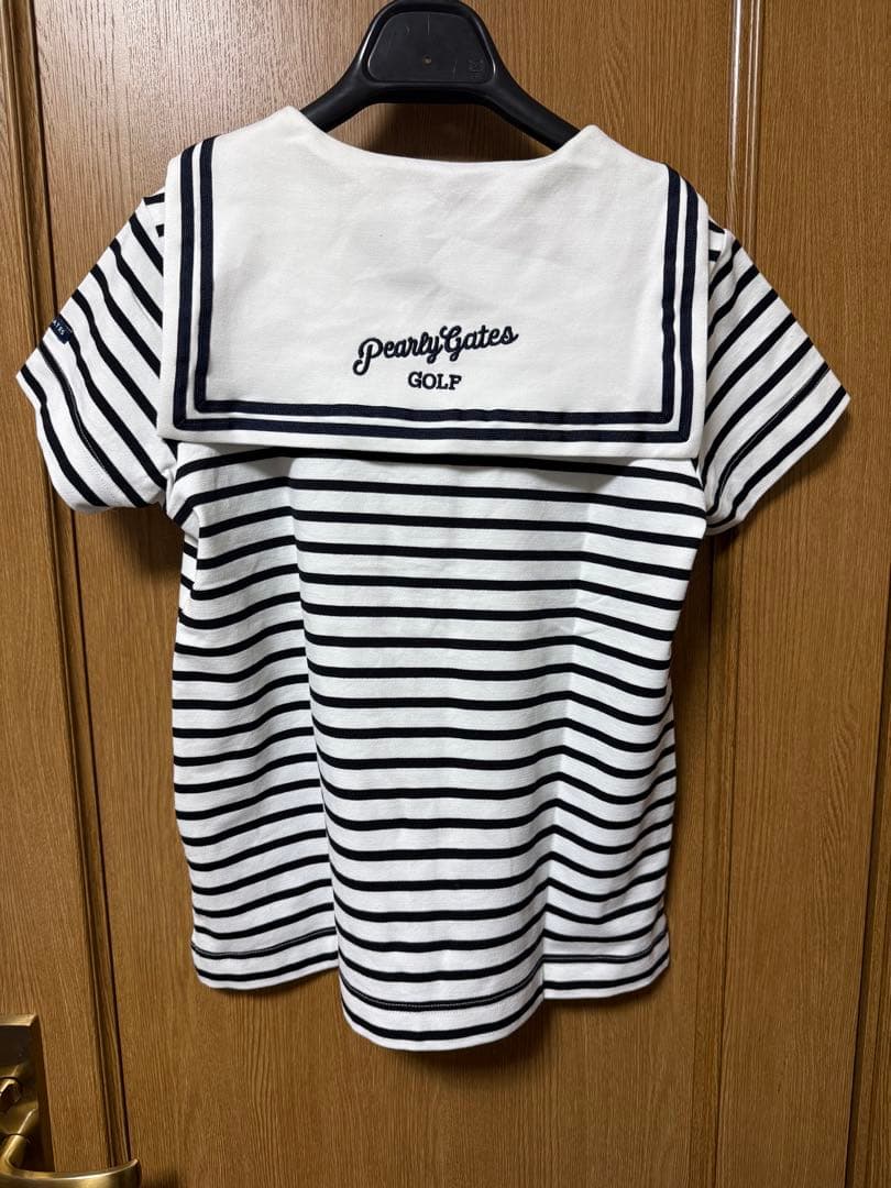 パーリーゲイツ PEARLY GATES セーラー風ポロシャツ 0サイズ