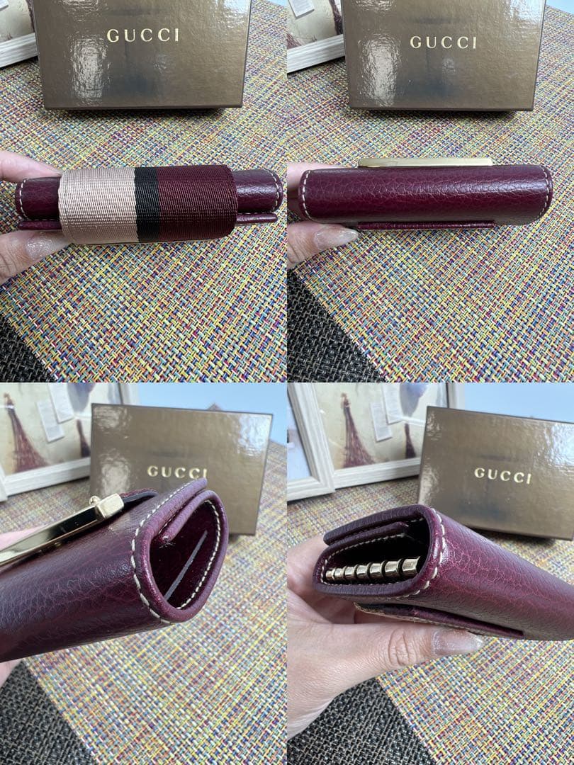 ✨極美品✨GUCCI グッチ シェリーライン　６連キーケース　箱付き