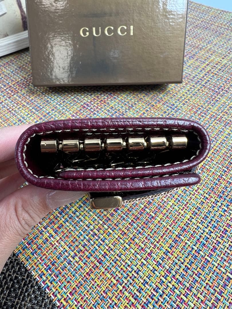 ✨極美品✨GUCCI グッチ シェリーライン　６連キーケース　箱付き